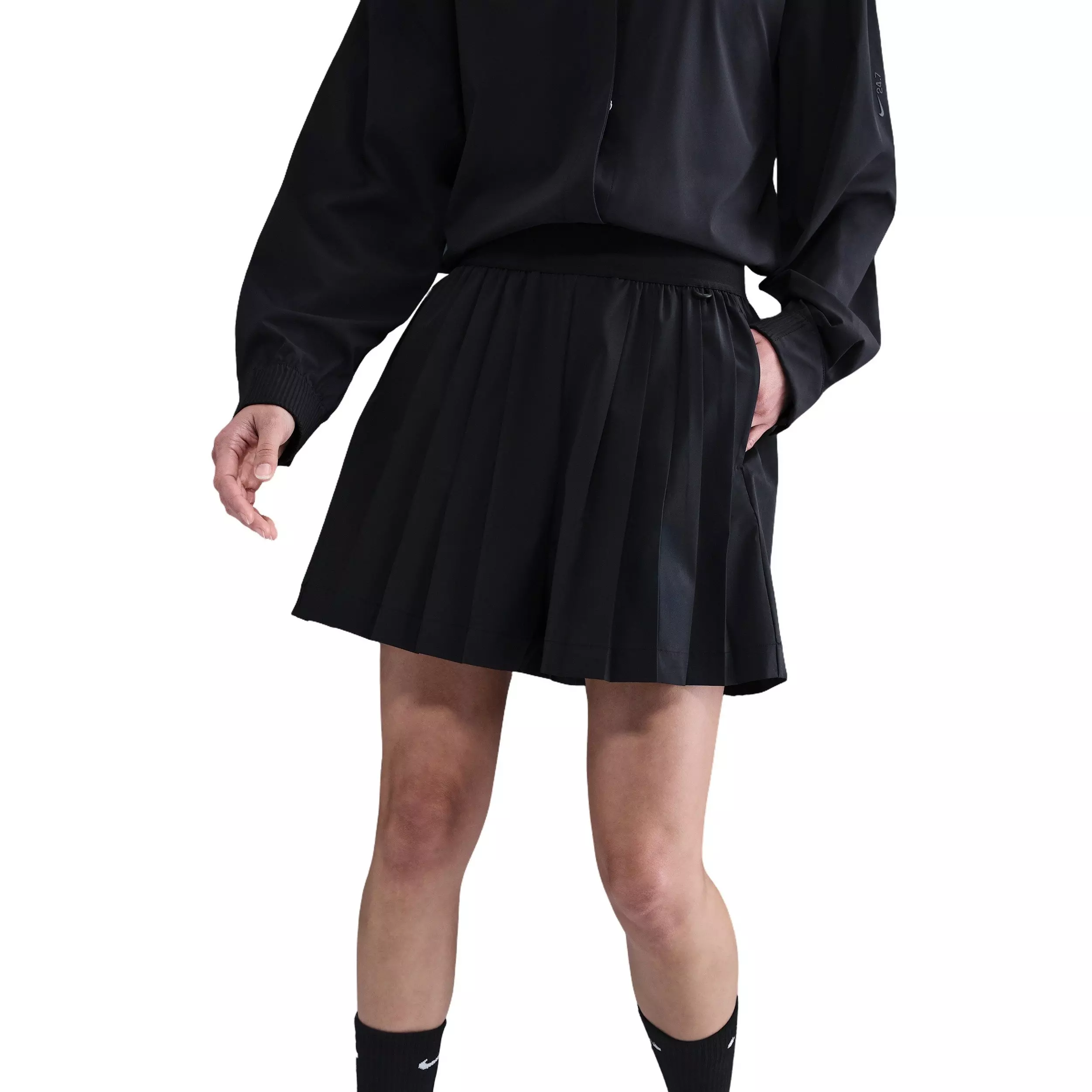Nike 24.7 PerfectStretch Women's Dri-FIT Pleated Skort - Black